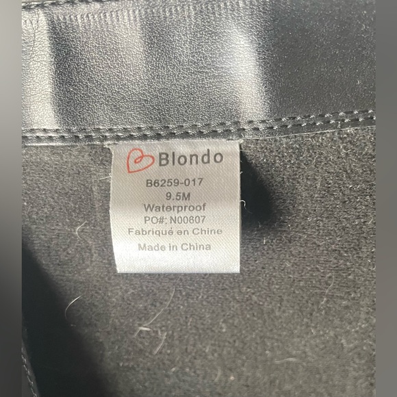 Blondo women's tall leather boots, low heel. - Picture 7 of 13